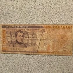 Billete De Cinco Mil Pesos ✅