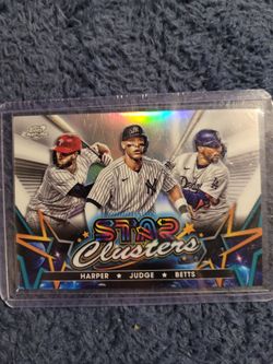 2023 Topps Chrome Cosmic STAR CLUSTERS Harper Judge Betts #SC-5 Refractor