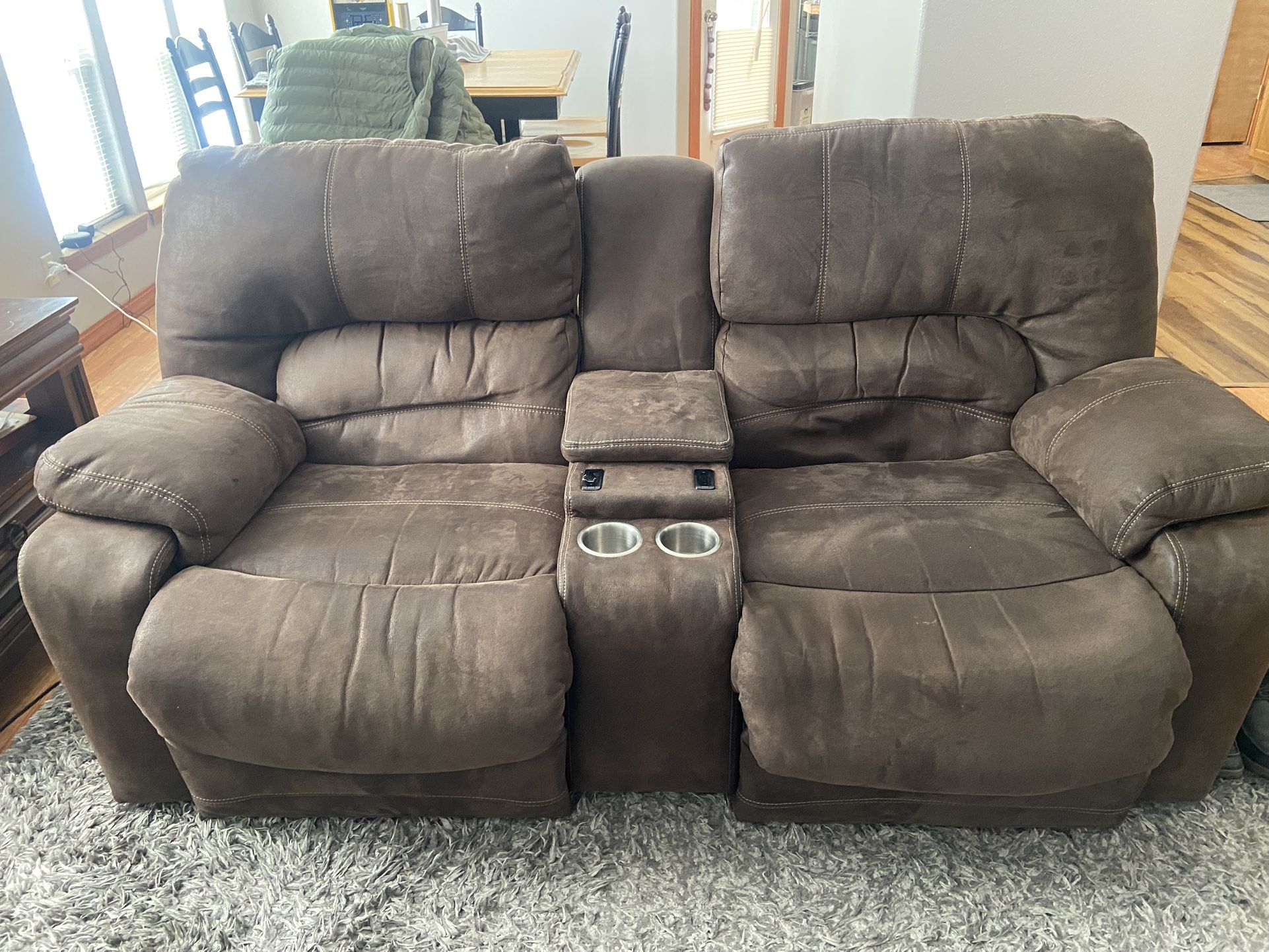 Power Recline Love Seat