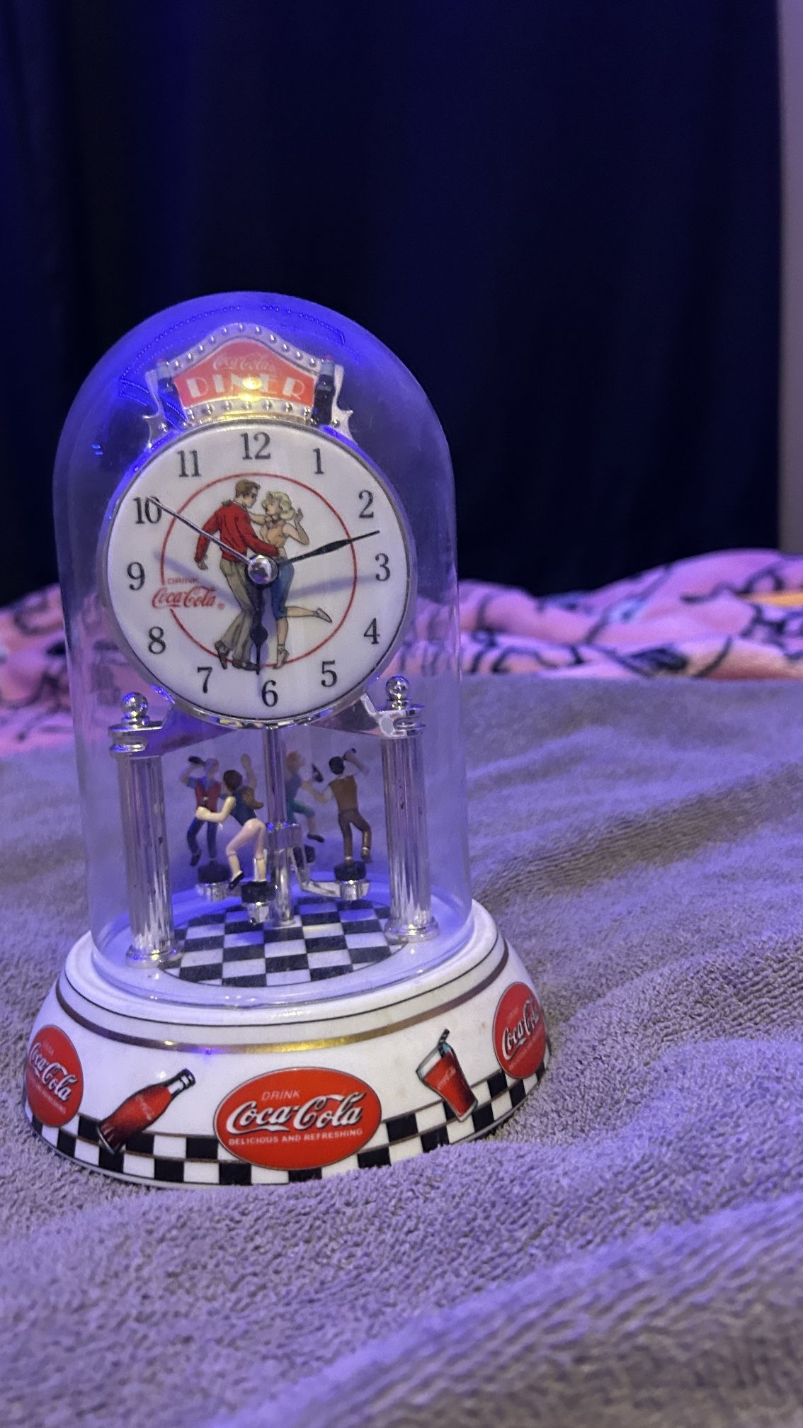 Antique Coca-Cola diner clock