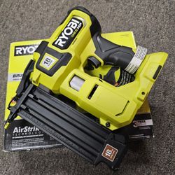 RYOBI ONE+ HP 18V 18-Gauge Brushless Cordless AirStrike Brad Nailer (Tool Only)