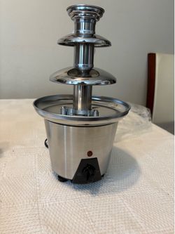 Stainless steel chocolate fountain
