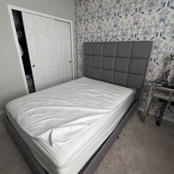 Queen Frame And Box Spring 