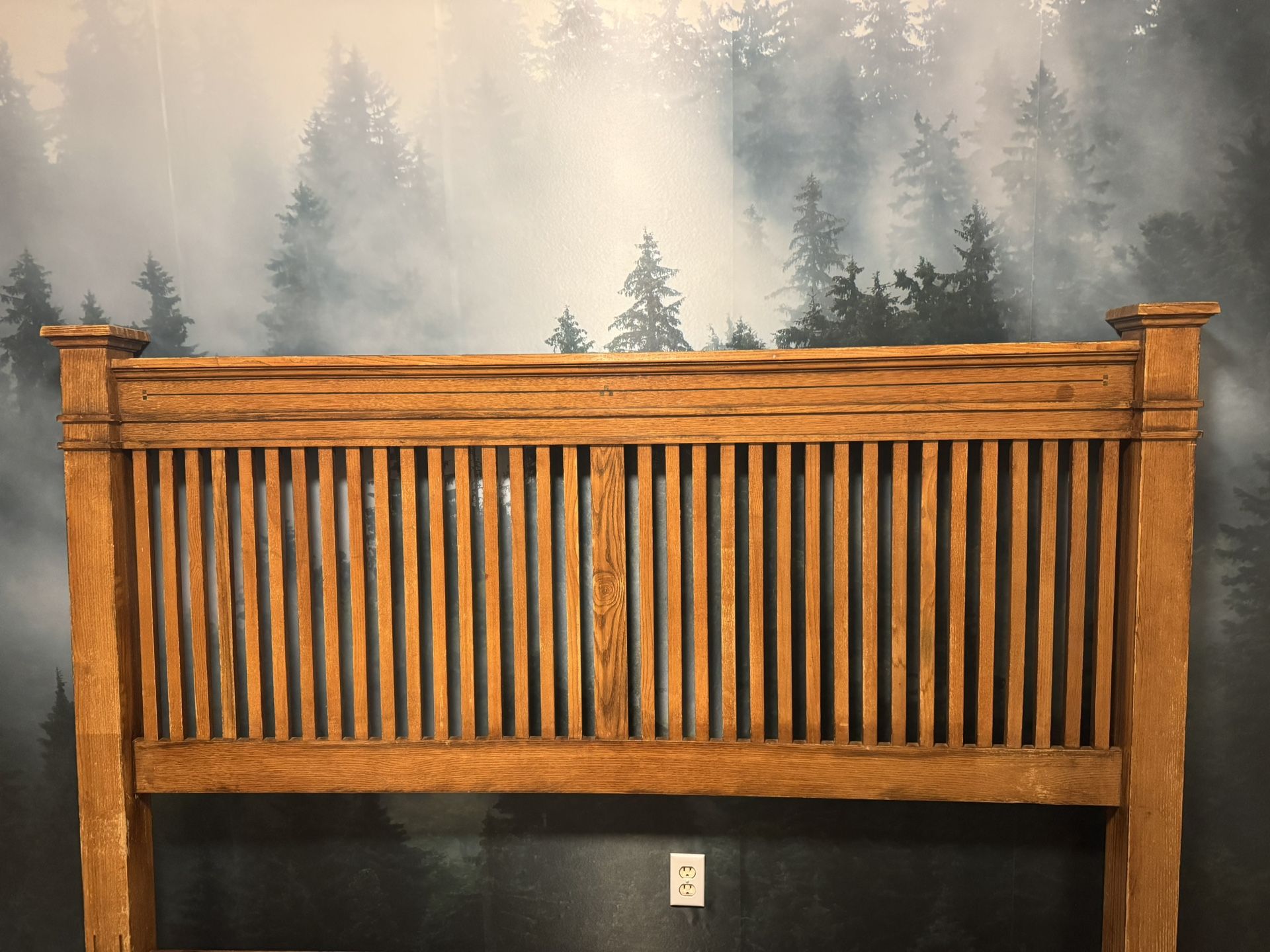 Solid Wood King Headboard