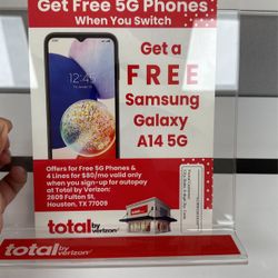 METRO By T-Mobile AND CRICKET CUSTOMERS GET  SAMSUNG GALAXY A14 Free WHEN YOU SWITCH :-)