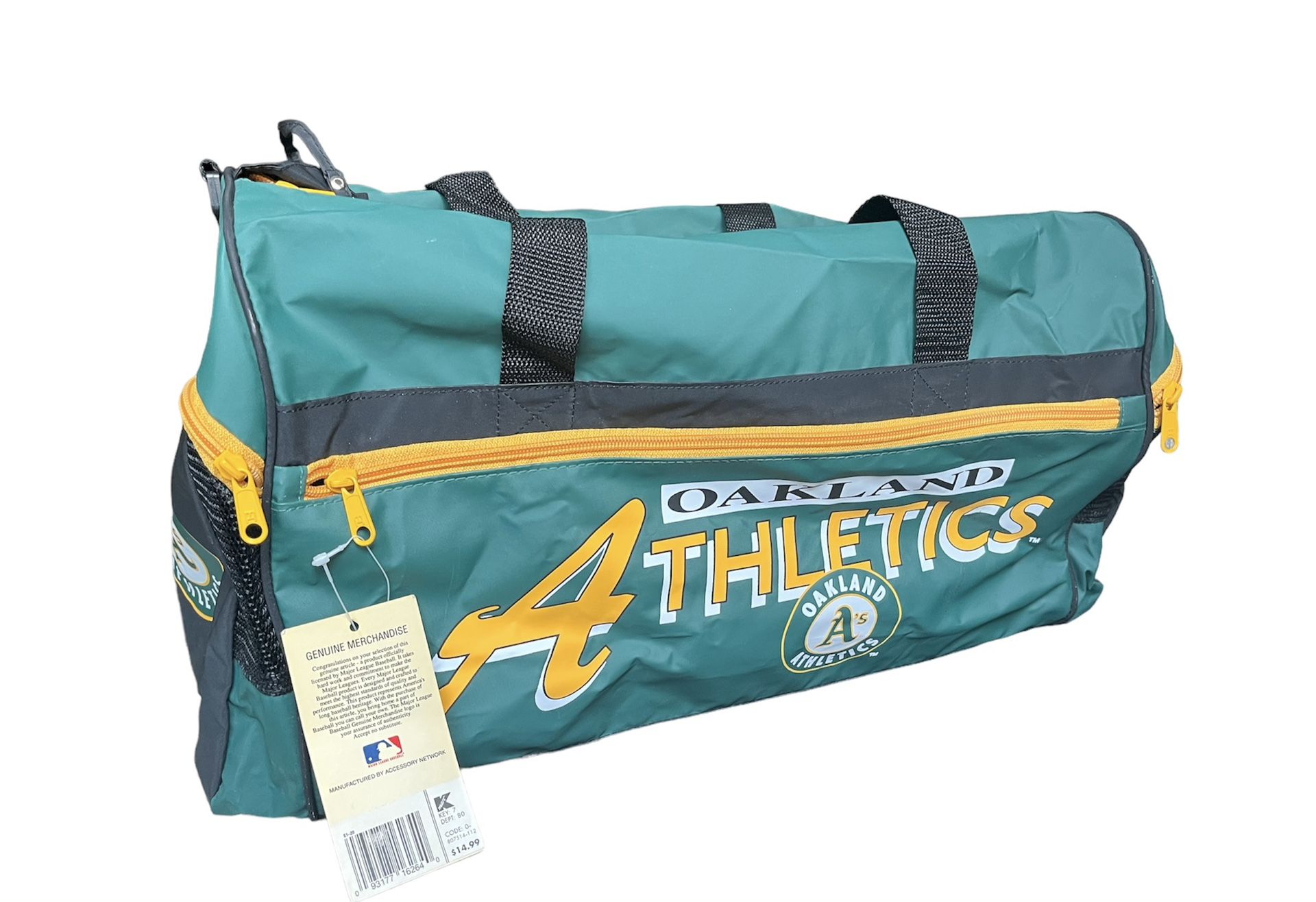 Vintage Oakland A’s Duffle Bag