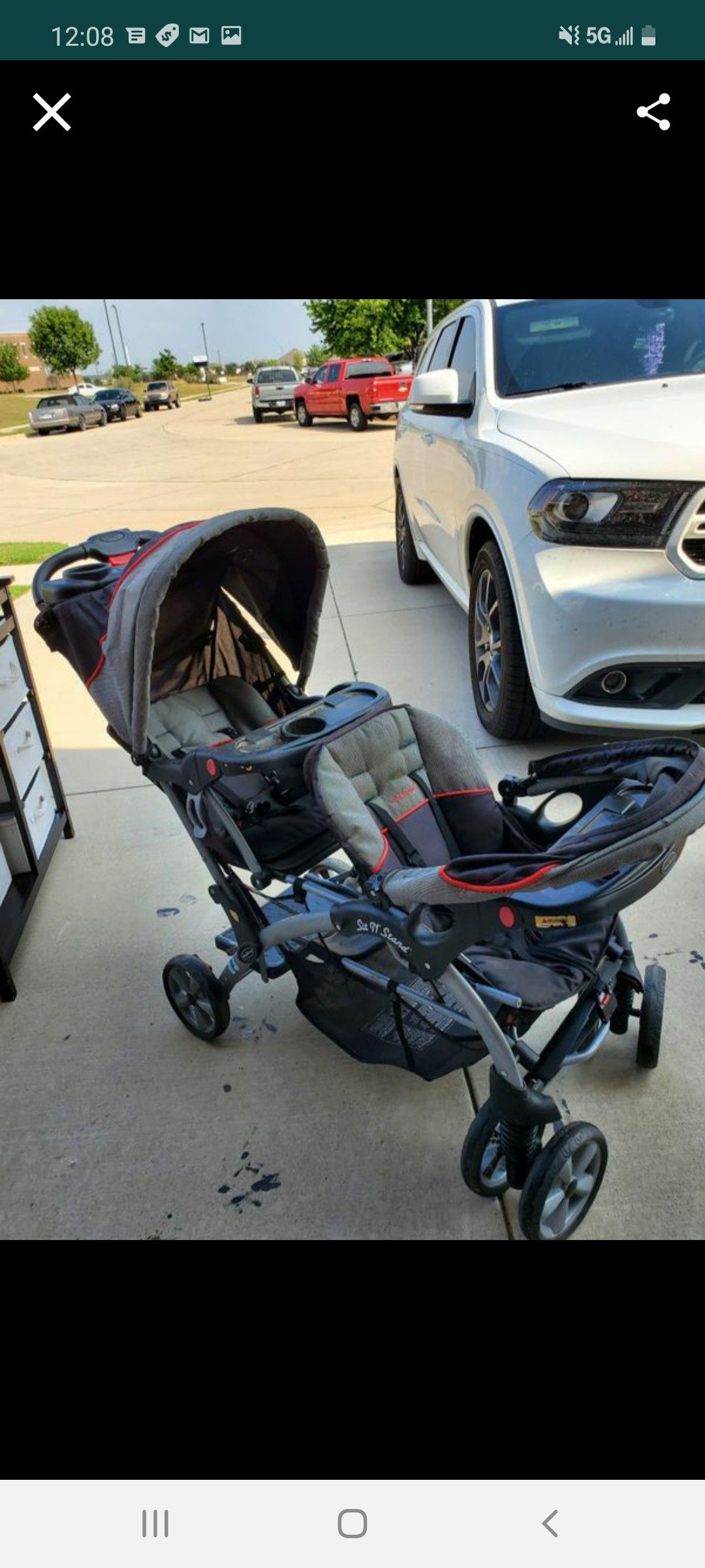 Baby trend double stroller