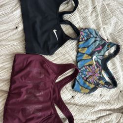 Nike Sports Bra And Pink Sports Bra