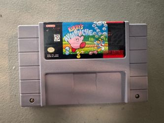 UNTESTED! Super Nintendo Entertainment System SNES Kirby's Avalanche