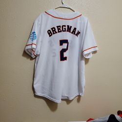 ALEX BREGMAN #2 HOUSTON ASTROS SGA JERSEY XL 