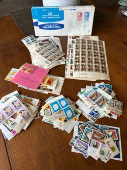 Vintage postage stamps