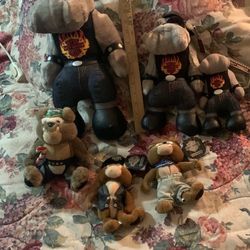 Plushy Stuffed Animals. Logo ..Harley Davidson Motorcycle Logo Bulldogs. $4-&9 Each . 