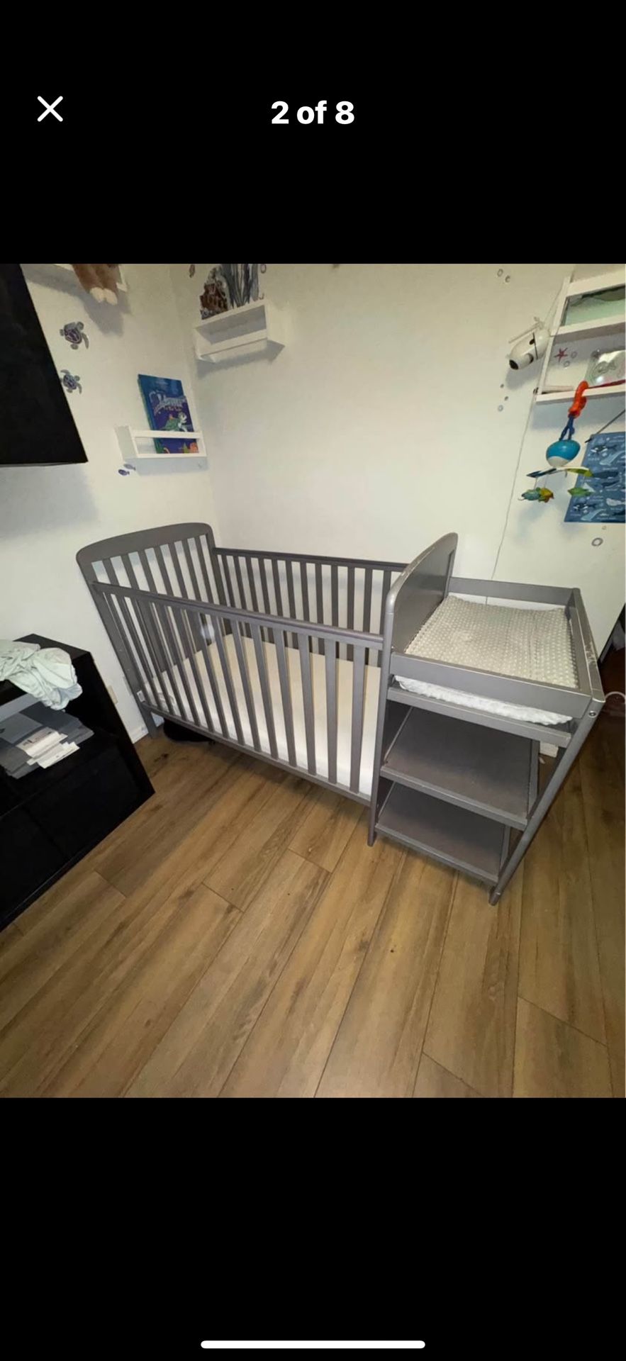 Dream On Me Anna 3-1 Convertible Crib & Changing Table