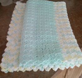 Hand Crocheted Baby Blanket