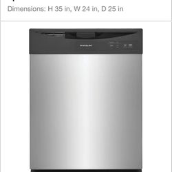 Lavadora Nueva Dishwasher brand new Frigidaire Stainless