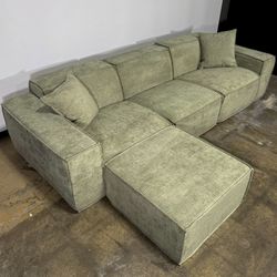 Rove Lab M1 Sofa Sectional (Performance Weave Krypton Green)