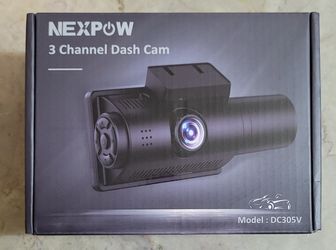 3 Channel 2.5k Dash Camera Triple Car Camera with IR Night Vision