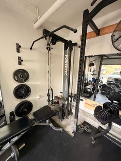 Lat pull down machine