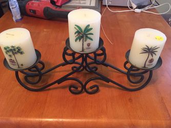 Beautiful candleholder with candles