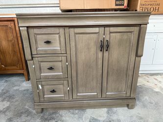 Home Decorators Collection Naples 36” Bathroom Vanity Cabinet – Distressed Grey