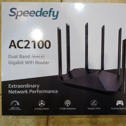 Gigabit Wifi Router Speedify K7 AC2100