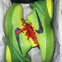 Kobe 6 protro grinch size 9.5