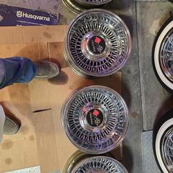 Tru Ray wire wheels 14 inch 5 lug Universal $trade gold Daytons wire wheels Zenith wire wheels True Classics 13 inch True Spokes Starwire Classics Mcl