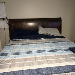 King Size Platform Bed Frame w/ Storage Drawers