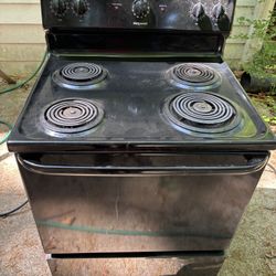 Hotpoint Black Stove