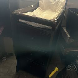 Changing Table With Drawers and Crib