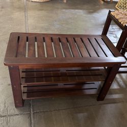 Shoe Bench With Seat