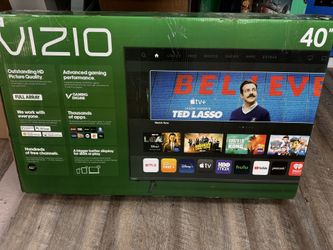 The VIZIO D40F-J09 40'' 1080p FHD LED Smart TV offers a range of features including a built-in Smart TV interface with access to apps like Netflix, in