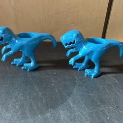 T-Rex Dinosaur Tea Light Metal Candle Holders Priced Per Each