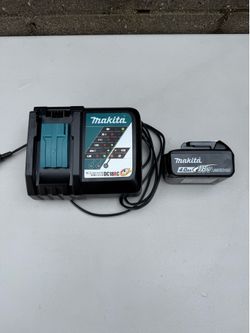 Makita 18v Lithium Ion 4.0 Ah Battery And Charger