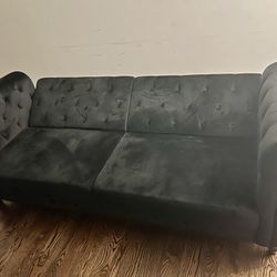 Beautiful velvet sofa!