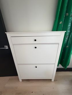 White Shoe Cabinet