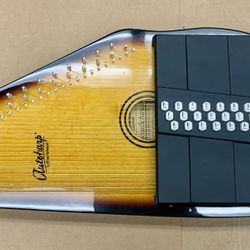 Oscar Schmidt OS-21c Autoharp Harp Vintage Classic Musical Instrument Chords Sound Music Audio Sound Acoustic Tuners String Hobby Studio Live