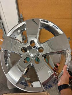 Chrome 20” dodge 5 spoke wheel covers