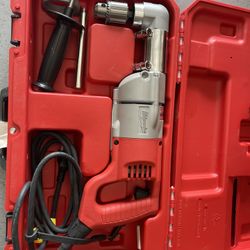 New Milwaukee 7 Amp Corded 1/2 in. Corded Right-Angle Drill Kit with Hard Case 3107-6