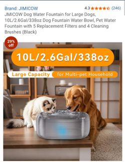 Pet water fountain