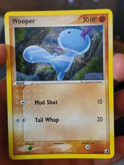 Wooper Pokémon Card EX Unseen Forces 79/115