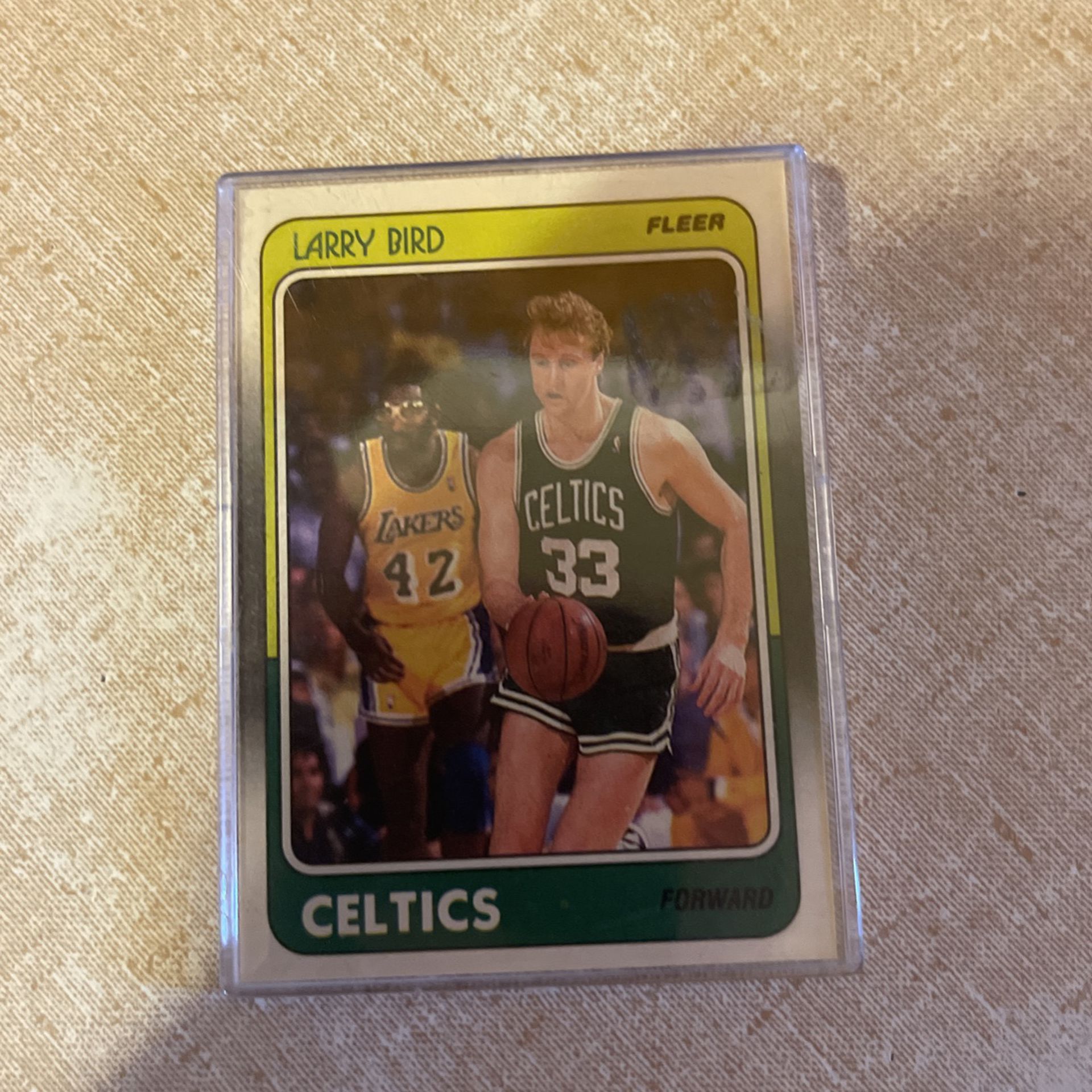 1988 Fleer Larry Bird #9 Basketball Card