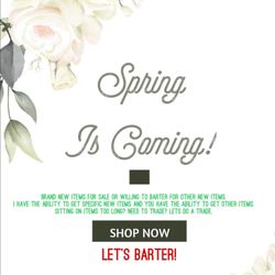 Lets Barter, R U Stuck With Things U Want To Rid Of?