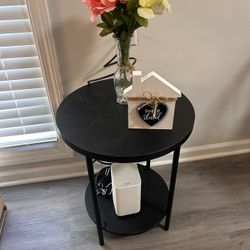 Black Side Table 