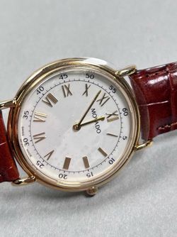 NOS vintage Mens Movado wristwatch JDM model New battery