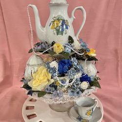 Vintage Tea Party Centerpiece