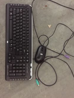 HP keyboard and mouse