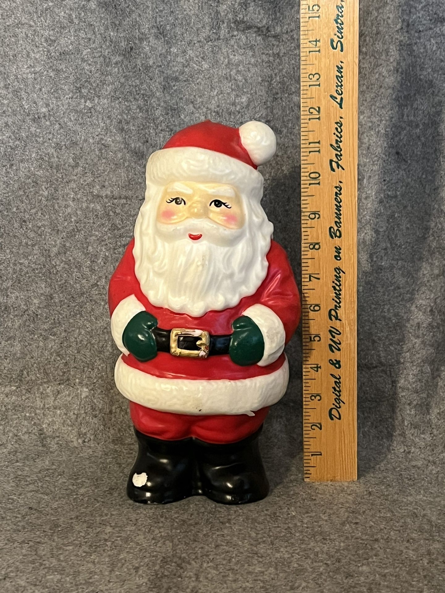 Vintage Santa Candle