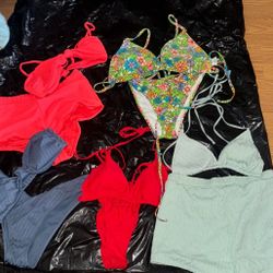 5 M Size Women Two Piece Bikini Swimsuits Padded Swimwear Bathing Suit