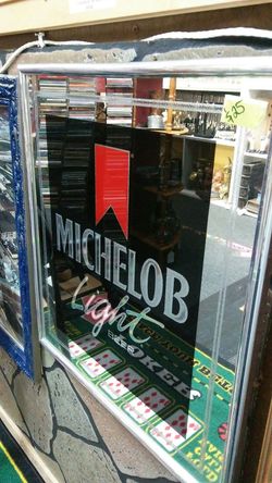 Beer sign.